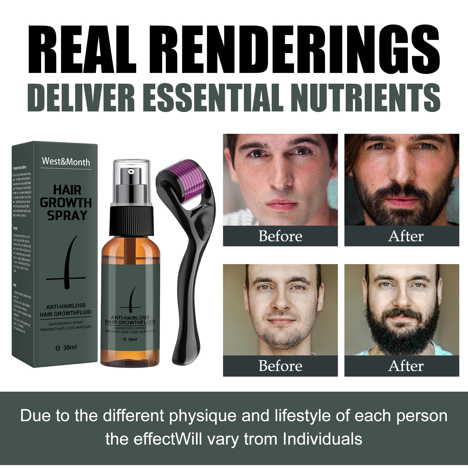 High Quality Nourishing Moisturizing Spray Beard Care Promotes Beard Growth And Bushy Lotion