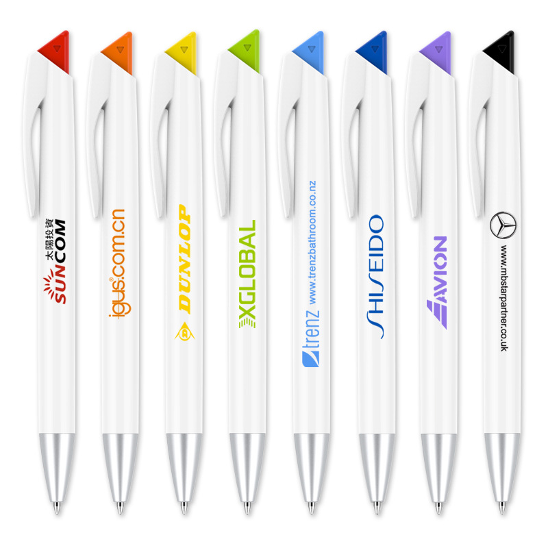 Accounting For Plastic Pen Advertising Pen 1.0mm Black Press Ballpoint Pen Spot Enterprise Gifts Printed Logo